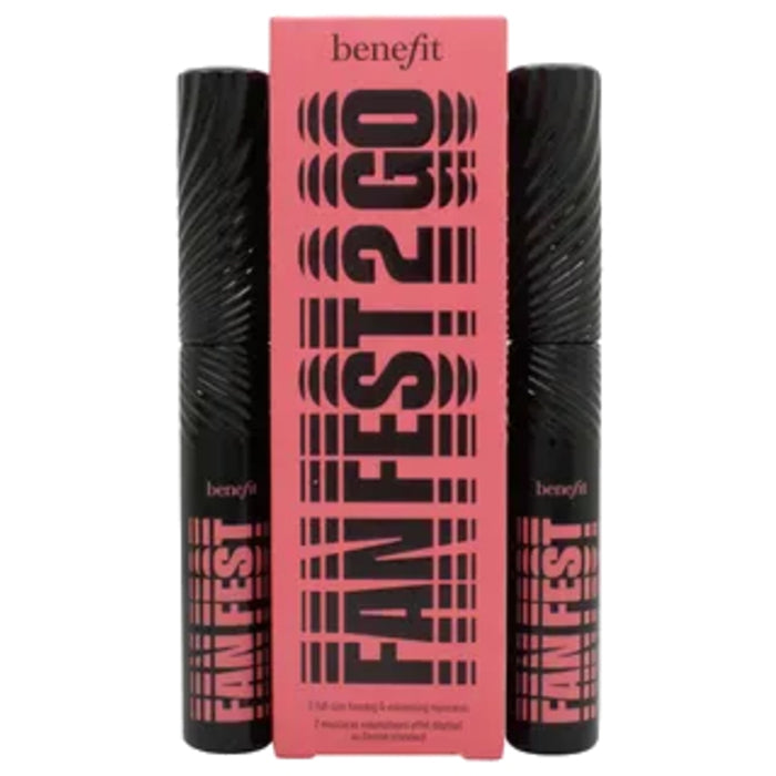 Benefit Fan Fest Fanning &amp; Volumizing Mascara Duo Set 2x 8 5gr - Hyper Black 17g