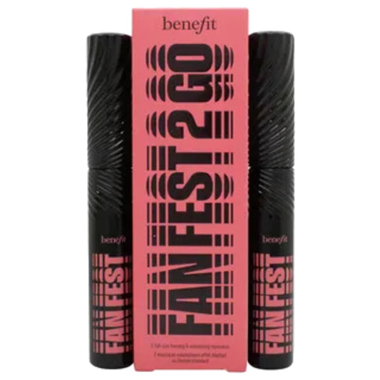 Benefit Fan Fest Fanning &amp; Volumizing Mascara Duo Set 2x 8 5gr - Hyper Black 17g