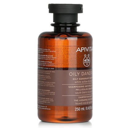 Apivita Oily Dandruff Shampoo with White Willow & Propolis (For Oily Scalp) 250ml/8.45oz