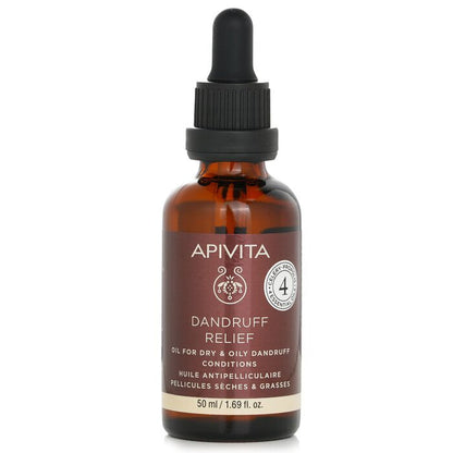 Apivita Dandruff Relief Oil with Celery, Propolis & 4 Essential Oils (For Dry & Oily Dandruff Conditions) 50ml/1.69oz