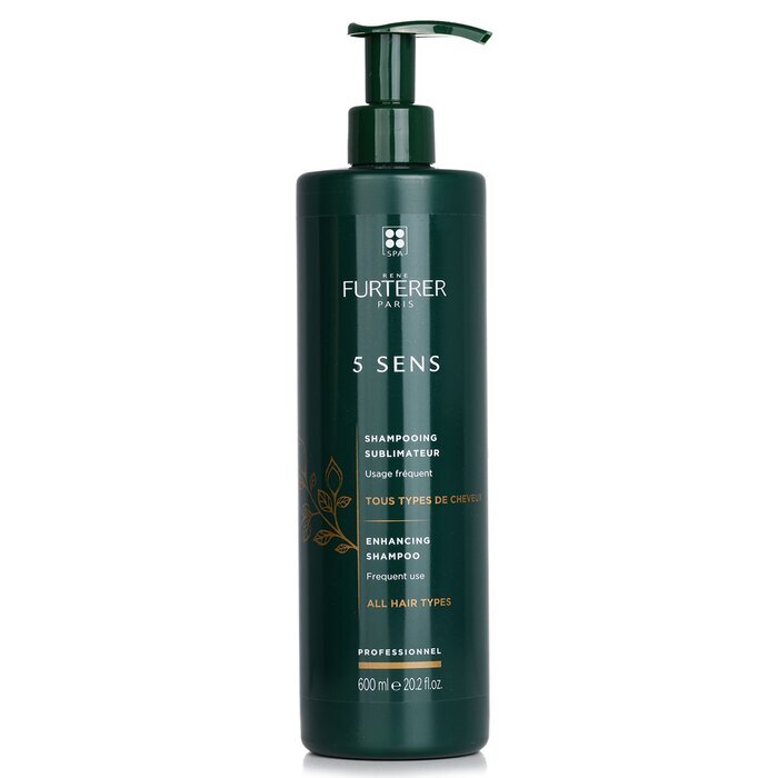 Rene Furterer 5 Sens Enhancing Shampoo - Regelmatig Gebruik, Alle Haartypes (Salon Product) 600ml/20.2oz