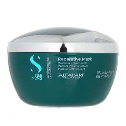 AlfaParf Semi Di Lino Reconstruction Reparative Mask (Beschadigd haar) 200ml/6.88oz