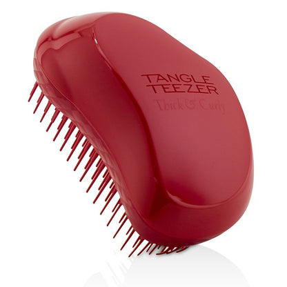 Tangle Teezer Thick & Curly Detangling Hair Brush - # Salsa Red (For Thick, Wavy and Afro Hair) 1pc