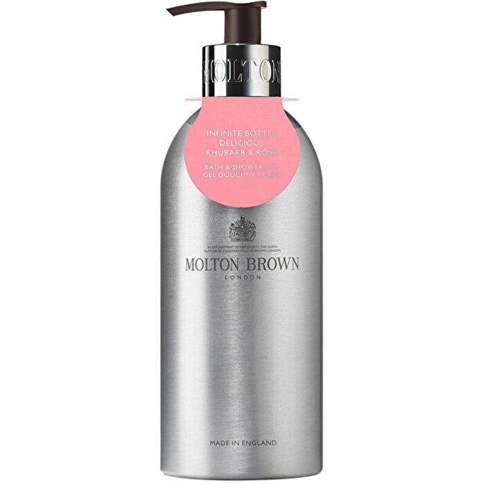 Molton Brown Infinite Bottle Delicious Rhubarb & Rose Bath & Shower Gel 400ml