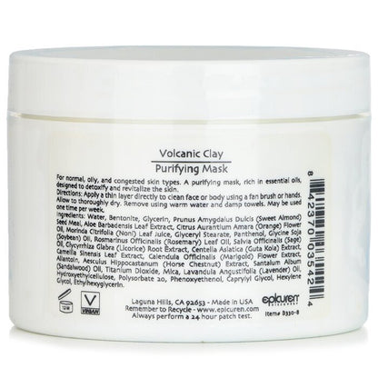 Epicuren Volcanic Clay Purifying Mask - For Normal, Oily & Congested Skin Types 250ml/8oz