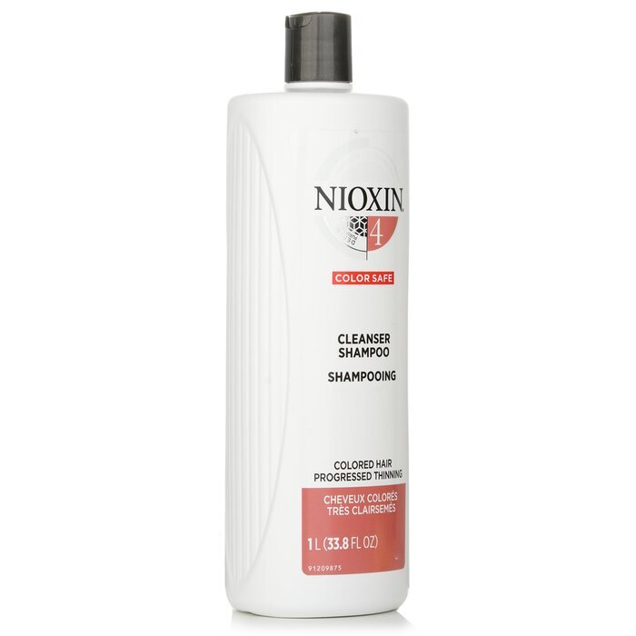 Nioxin Derma Purifying System 4 Cleanser Shampoo (Colored Hair, Progressed Thinning, Color Safe) 1000ml/33.8oz