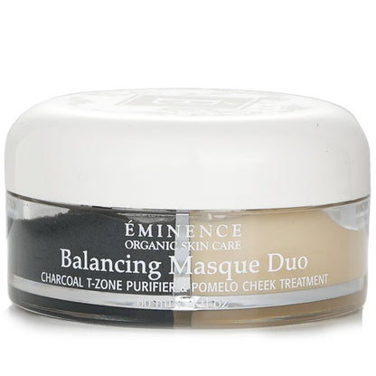 Eminence Balancing Masque Duo: Charcoal T-Zone Purifier & Pomelo Cheek Treatment - For Combination Skin Types 60ml/2oz