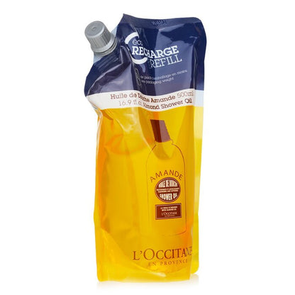 L'Occitane Amandel Reinigende &amp; Verzachtende Doucheolie (Eco-Navulling) 500ml/16.9oz