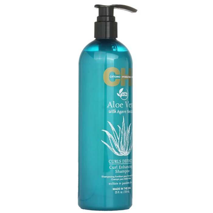 CHI Aloe Vera with Agave Nectar Curls Defined Curl Enhancing Shampoo 739ml/25oz