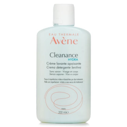 Avene Cleanance HYDRA Soothing Cleansing Cream - For Blemish-Prone Skin Left Dry & Irritated by Treatments 200ml/6.7oz