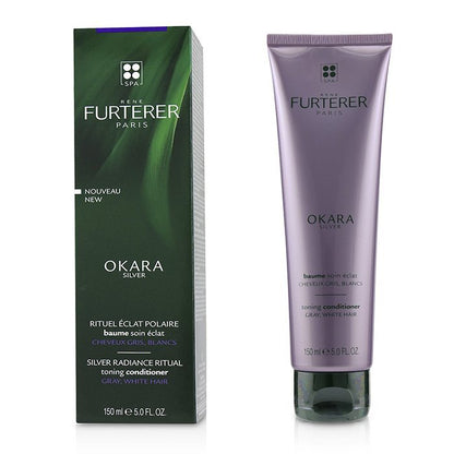 Rene Furterer Okara Silver Silver Radiance Ritual Toning Conditioner (Gray, White Hair) 150ml/5oz