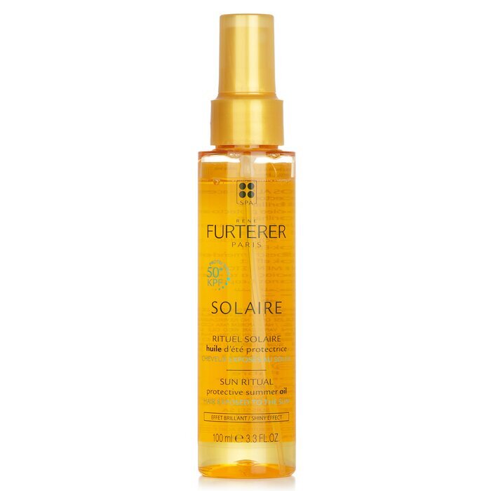 Rene Furterer Solaire Sun Ritual Protective Summer Oil - Shiny Effect (Hair Exposed To The Sun) 100ml