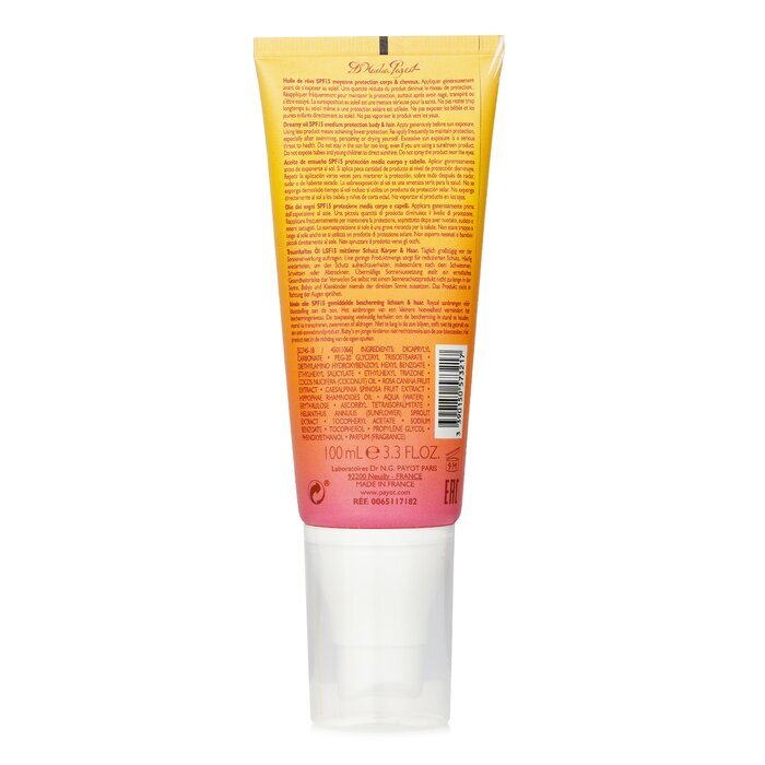 Payot Sunny SPF 15 Medium Protection The Sublimating Tan Effect - For Body & Hair 100ml/3.3oz