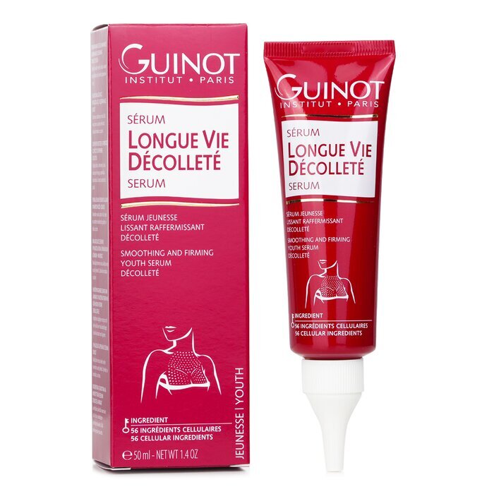 Guinot Longue Vie Decollete Serum - Gladmakend en verstevigend jeugdserum voor decolleté 50 ml/1,4 oz