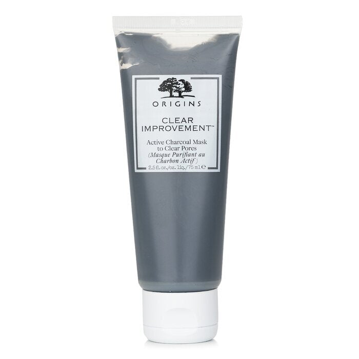 Origins Clear Improvement Actieve houtskoolmasker om poriën te reinigen 75 ml/2,5 oz