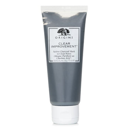 Origins Clear Improvement Actieve houtskoolmasker om poriën te reinigen 75 ml/2,5 oz