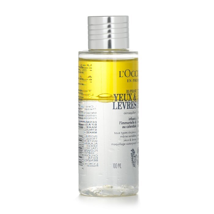 L'Occitane Make-up Remover voor ogen en lippen Bi-Phasic (voor alle huidtypen, zelfs de gevoelige) 100 ml/3,3 oz