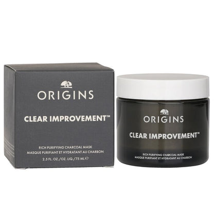 Origins Clear Improvement Charcoal Honey Mask To Purify & Nourish 75ml/2.5oz