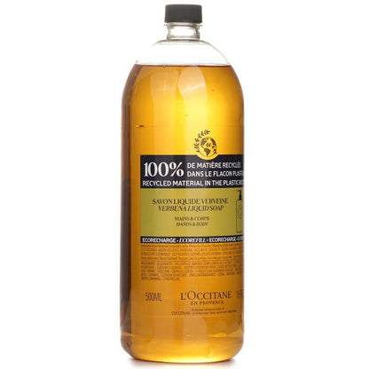 L'Occitane Verveine (Verbena) Liquid Soap For Hands & Body (Eco-Refill) 500ml