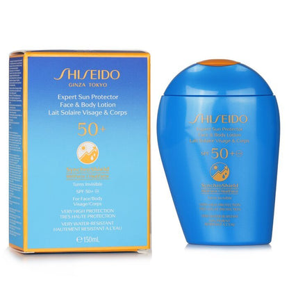 Expert Sun Protector SPF 50+UVA Face &amp; Body Lotion (Wordt Onzichtbaar, Zeer Hoge Bescherming, Zeer Waterbestendig) 150ml