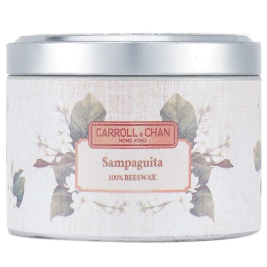 Carroll & Chan 100% Beeswax Tin Candle - Sampaguita (8x6) cm