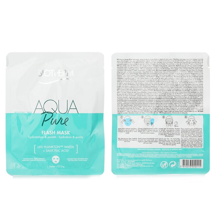 Biotherm Aqua Pure Flash Mask 1sachet