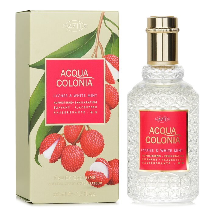 4711 Acqua Colonia Lychee & White Mint Eau De Cologne Spray 50ml