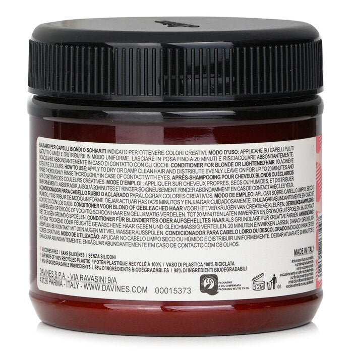 Davines Alchemic Creative Conditioner - # Coral (For Blonde and Lightened Hair) 250ml/8.84oz