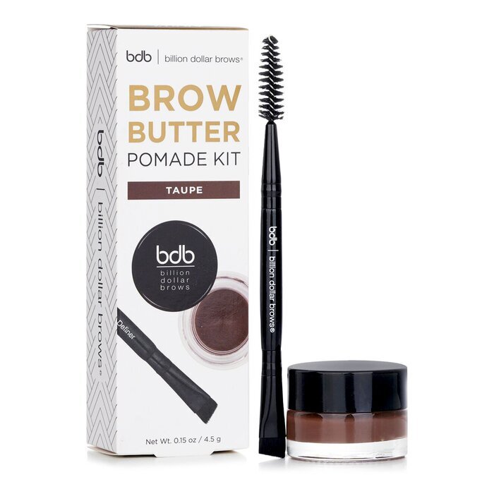 Billion Dollar Brows Brow Butter Pomade Kit: Brow Butter + Mini Duo Brow Definer - # Taupe 2pcs