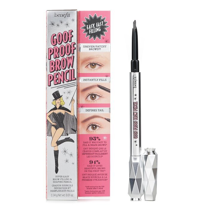 Benefit Goof Proof Brow Pencil - # 4.5 (Neutral Deep Brown) 0.34g/0.01oz