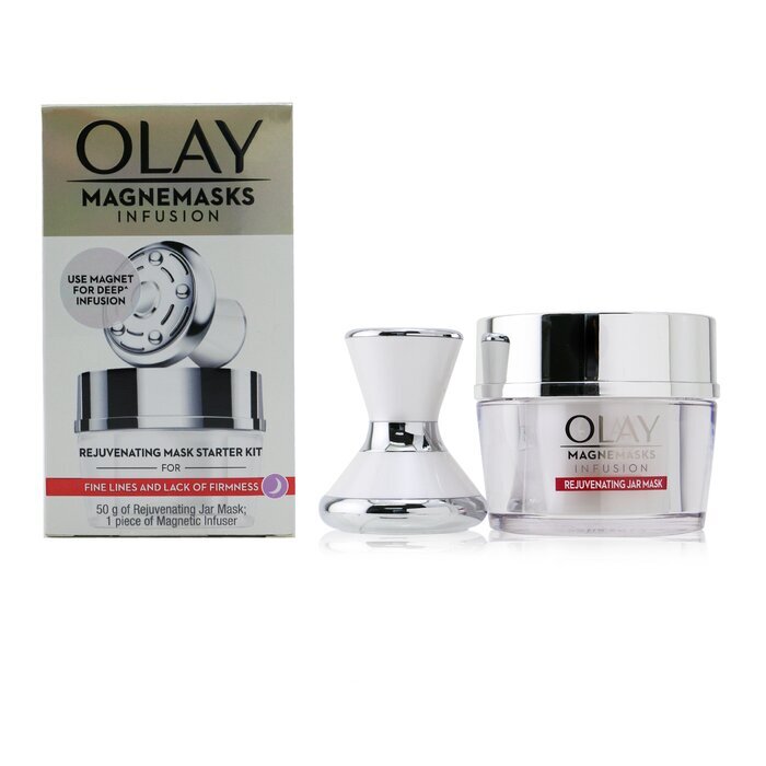 Olay Magnemasks Infusion Rejuvenating Starter Kit - For Fine Lines & Lack Of Firmness :  1x Magnectic Infusfer + 1x Rejuvenating 2pcs