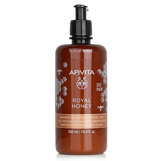 Apivita Royal Honey Creamy Shower Gel With Essential Oils - Ecopack 500ml/16.9oz