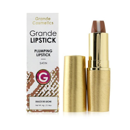 Grande Cosmetics (GrandeLash) GrandeLIPSTICK Plumping Lipstick (Satin) - # Dulce De Leche 4g/0.14oz