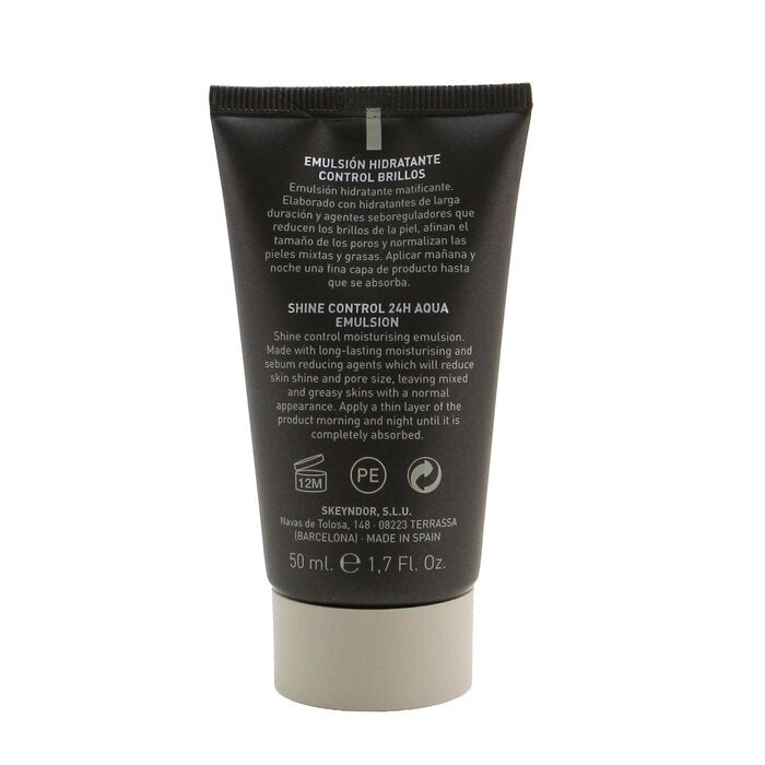 SKEYNDOR Men Shine Control 24H Aqua Emulsion - Moisturize & Prevents Shiny Skin  (For Normalise Mixed & Oily Skins) 50ml/1.7oz