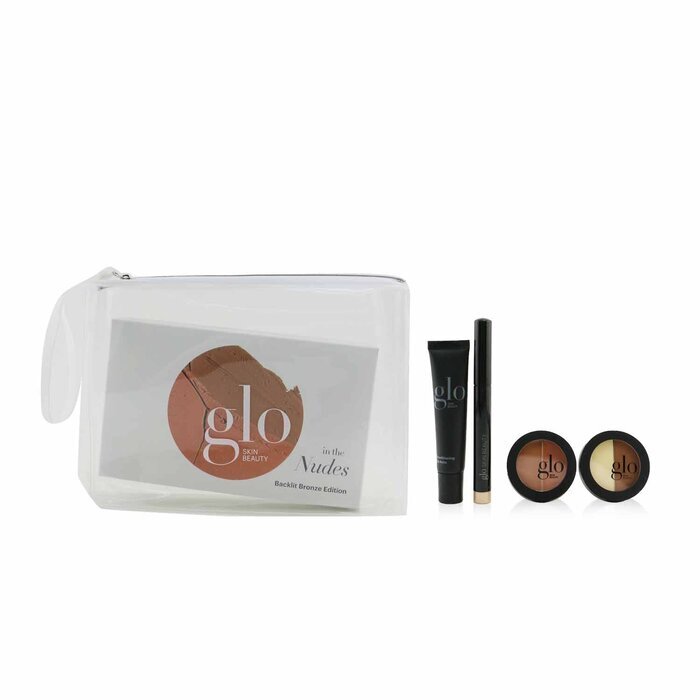 Glo Skin Beauty In The Nudes (Shadow Stick + Cream Blush Duo + Eye Shadow Duo + Lip Balm) - # Backlit Bronze Edition 4pcs+1bag