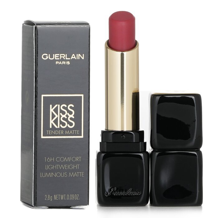 Guerlain Kisskiss Tender Matte Lipstick - # 214 Romantic Nude 2.8g/0.09oz