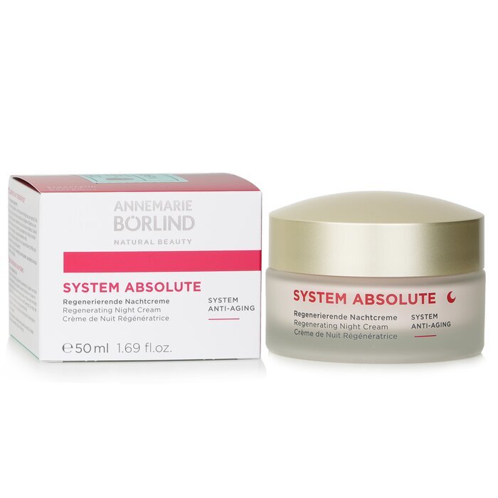 Annemarie Borlind System Absolute System Anti-Aging Regenerating Night Cream - Voor de Rijpere Huid 50ml
