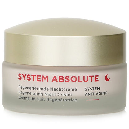Annemarie Borlind System Absolute System Anti-Aging Regenerating Night Cream - Voor de Rijpere Huid 50ml