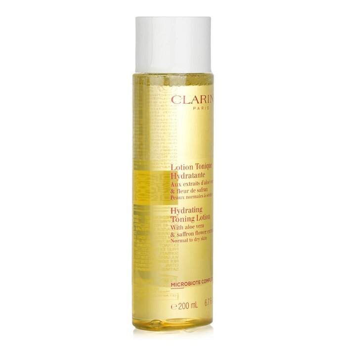 Clarins Hydrating Toning Lotion with Aloe Vera & Saffron Flower Extracts - Normal to Dry Skin 200ml/6.7oz