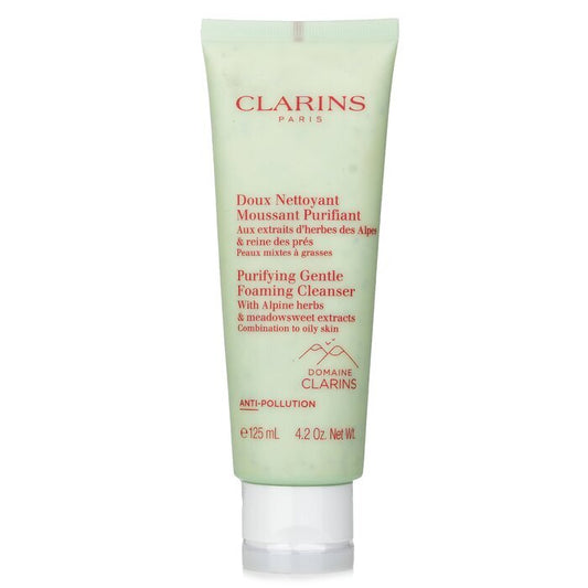 Clarins Purifying Gentle Foaming Cleanser met Alpenkruiden &amp; Moerasspirea-extracten - Gemengde tot vette huid 125 ml/4,2 oz