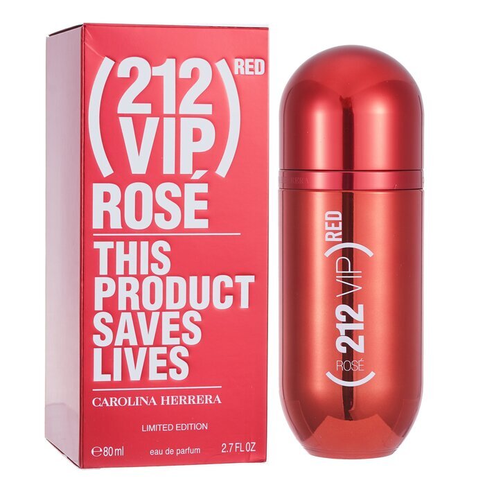 Carolina Herrera 212 VIP Rose Red Eau De Parfum Spray (Limited Edition) 80ml