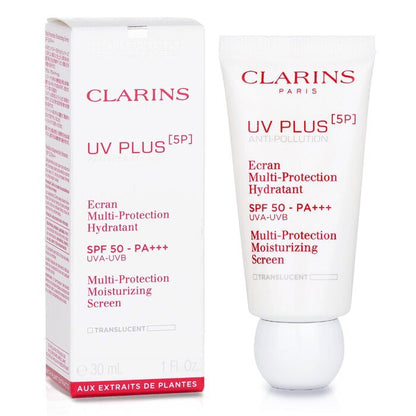 Clarins UV Plus [5P] Anti-Pollution Multi-Protection Moisturizing Screen SPF 50 - Translucent 30ml/1oz