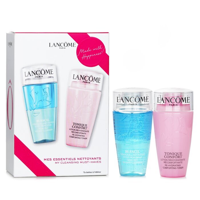 Lancome Mijn Reinigende Must-Haves Set: Bi-Facil 75ml + Confort Tonique 75ml 2 stuks