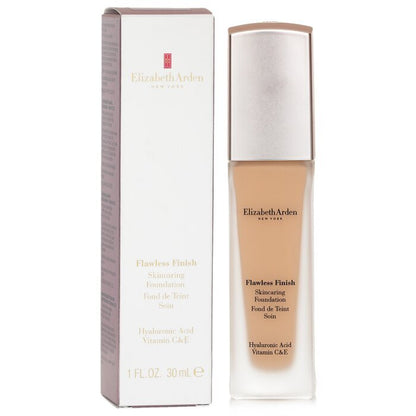 Elizabeth Arden Flawless Finish Skincaring Foundation - # 340W (Medium Tan Skin With Warm Peach Undertones) 30ml/1oz