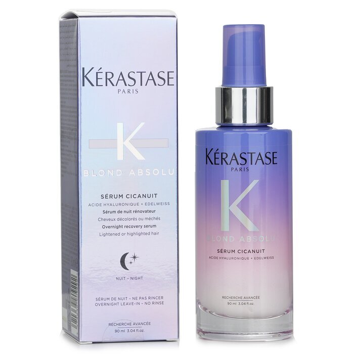 Kerastase Blond Absolu Serum Cicanuit Overnight Recovery Serum (Verlicht of gehighlight haar) 90ml/1.04oz