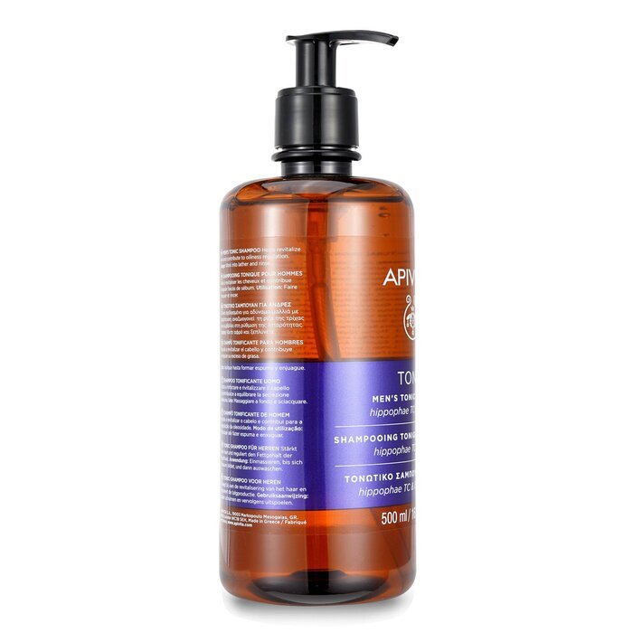 Apivita Men's Tonic Shampoo with Hippophae TC & Rosemary (For Thinning Hair) 500ml/16.9oz