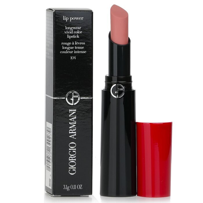 Giorgio Armani Lip Power Longwear Vivid Color Lipstick - # 104 Selfless 3.1g/0.11oz