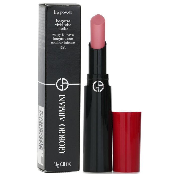 Giorgio Armani Lip Power Longwear Vivid Color Lipstick - # 503 Eccentrico 3.1g/0.11oz