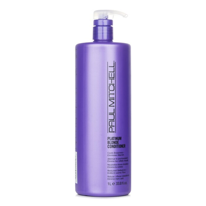 Paul Mitchell Platinum Blonde Conditioner (Cools Brassiness - Eliminates Warmth) 1000ml/33.8oz