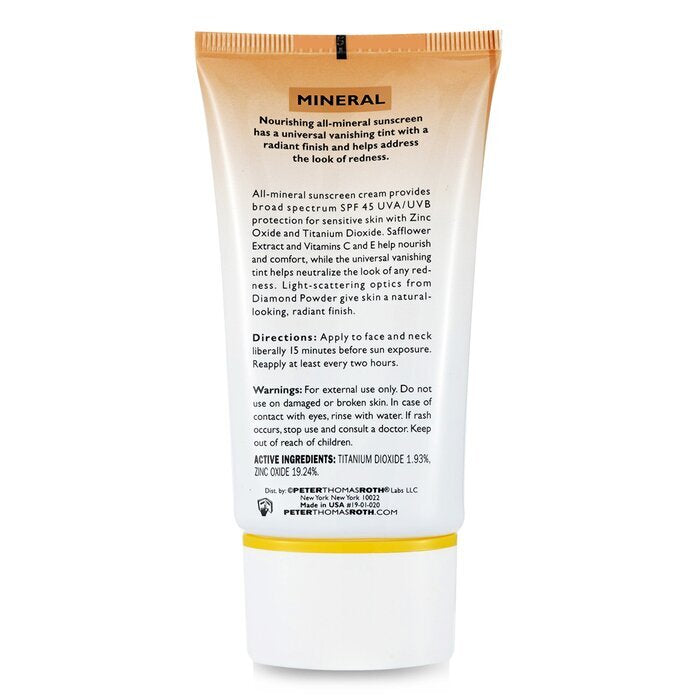 Peter Thomas Roth Max Mineral Tinted Suncreen Broad Spectrum SPF 45 50ml/1.7oz